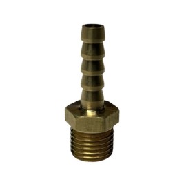 Mvated Metric M12X1.25 Male to 1/4” 6mm Hose Barb Adapter Oil Gas Fuel Water Fitting