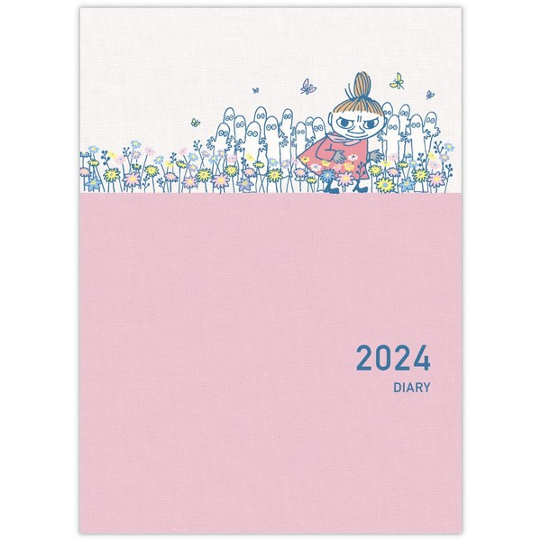 Hallmark Japan Moomin Little My Notebook, 2024, A5, Monthly Family Notebook, 824-655 (Begins December 2023)