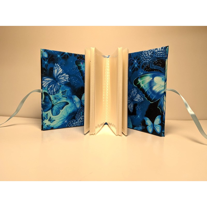 Timeless Treasures Blue Butterfly Photo Album - Holds 100 4