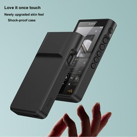 Benks Flexible Slim PC+TPU Protective Armor Shell Skin Case Cover for Sony Walkman NW-WM1AM2 WM1AM2 NW-WM1ZM2 WM1ZM2 (Benks Black case)