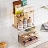 Delamu Bathroom Organizers and Storage, 2 Tier 3 Drawer Makeup