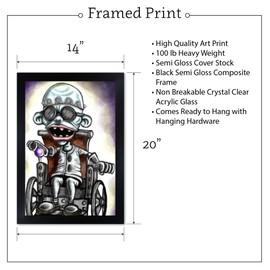 The Doctor by Steven Correa Nightmare Before Christmas Art Jack Skellington Art (FRAMED PRINT)