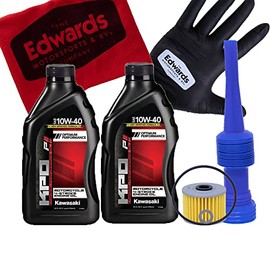 Edwards Oil Change Kit fits 2002-2023 Kawasaki KLX 110 Motorcycle