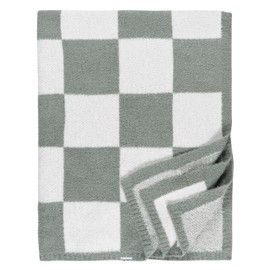 Gerber Silky Mink Baby Blanket - Ultra-Soft & Cozy Blanket for Newborns & Toddlers – Gentle & Warm Nursery Essential - Green