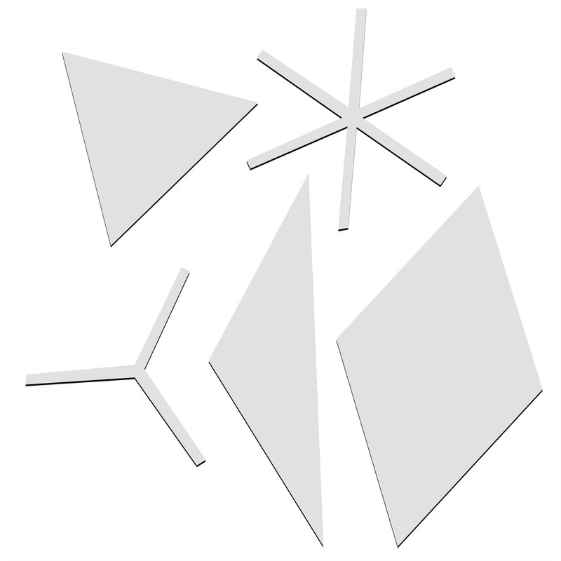 Mirror Wall Stickers Waterproof DIY Acrylic Wall Decals for Living