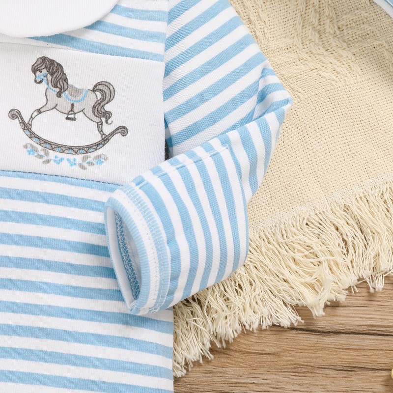 GRNSHTS Newborn Boy Romper Baby Coming Home Clothes Cute Print