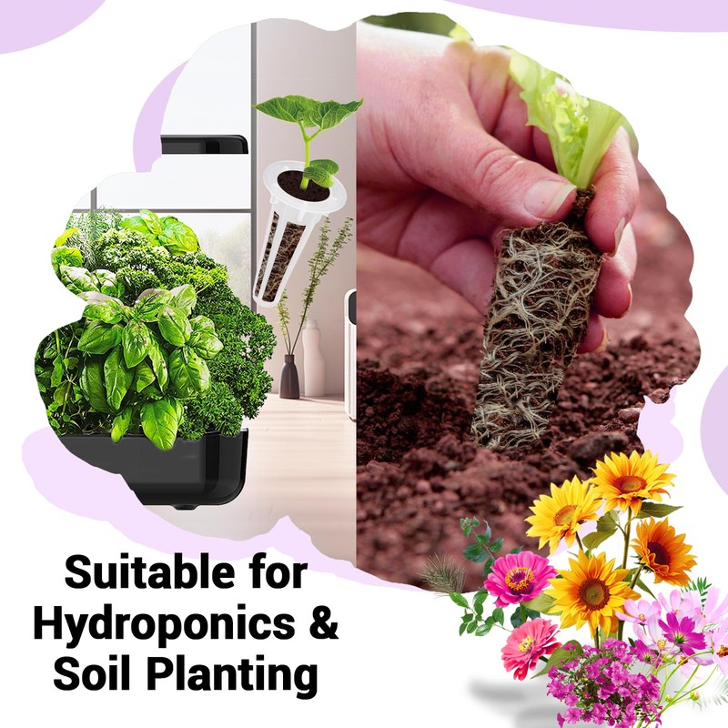 Flower Seed Pods for All Hydroponics Growing System, 8 Pods
