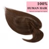 SEGO 100% Real Human Hair Toppers with Bangs,Silk Base 150%