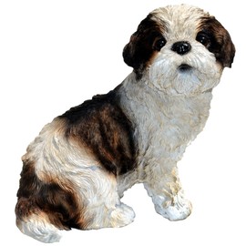 Sue-Shih Tzu Puppy S by Michael Carr Designs - Outdoor Puppy Dog Figurine for gardens, patios and lawns (80093)