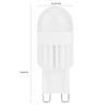 10PCS 3W G9 BiPin Base Bulb 5LED Light Bulbs for