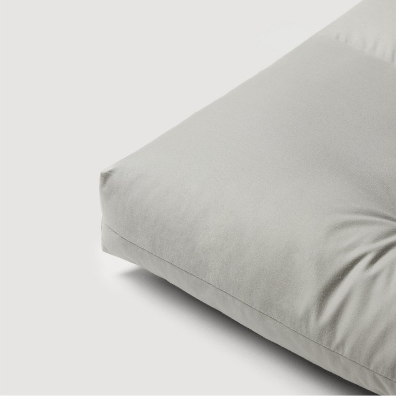 JAJU Cotton Washable Cervical Support Pillow 50x30cm Grey