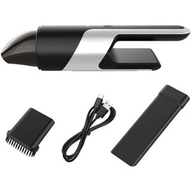 Aspiradora de Mano inalámbrica, 12 V, portátil, inalámbrica, Recargable por USB, for Muebles, alfombras, Suelos y vehículos húmedos y Secos,...       