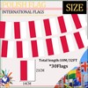 Länder Flaggen (Saitenfahnen 10m:Poland)