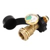 Gas Tank Pressure Gauge QCC Type 1 Converts 5‑100lb Gas