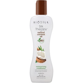BioSilk Silk Therapy Coconut Oil Moisturizing Conditioner – 92% Natural, Sulfate‑Free, Paraben‑Free