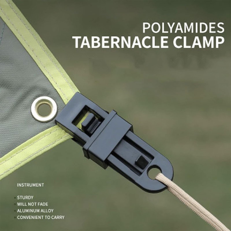 WEZCHUGHAOL Adjustable Heavy Duty Lock Grip, 20Pcs Tarp Clips Tent