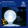 KastLite 10" Globe Pier Mount Outdoor Lighting with LED Lamp