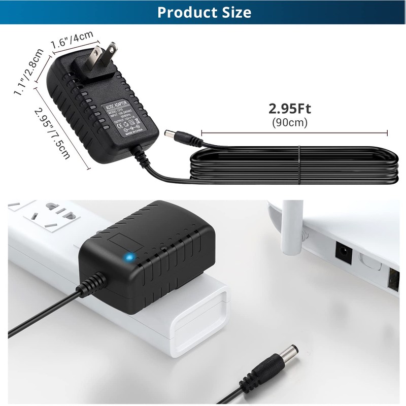 DC 12V 1A Power Supply Adapter Transformer for LED Strip