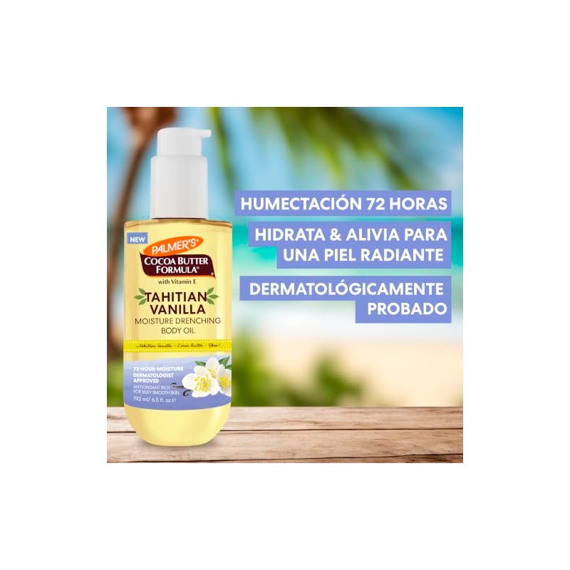 Palmer Cocoa Butter Formula Tahitian Vanilla Body Oil Aceite Hidratante