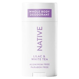 Native Whole Body Deodorant Stick Contains Naturally Derived Ingredients, Deodorant for Men and Women | 72 Hour Odor Protection, Aluminum Free with Coconut Oil and Shea Butter | Lilac & Tea
