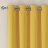 VEHEDE Curtains with Eyelets Living Room Thermal Curtain Cold Protection