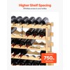 VEVOR Stackable Modular Wine Rack, 8-Tier 72 Bottles, Freestanding Wines