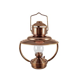 Vermont Lanterns - Brass Trawler Nautical Hanging Oil Lamp 10" ( Antique Brass)