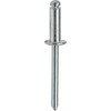 Pop Rivets 3/32" x 1/8" Aluminum Body Steel Mandrel Dome