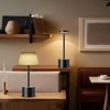 YIBEN LED Cordless Table Lamp Set of 2, Rechargeable Portable