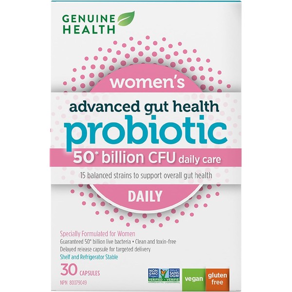 Genuine Health Probiotic for Women, 30 count, 50 Billion CFU,