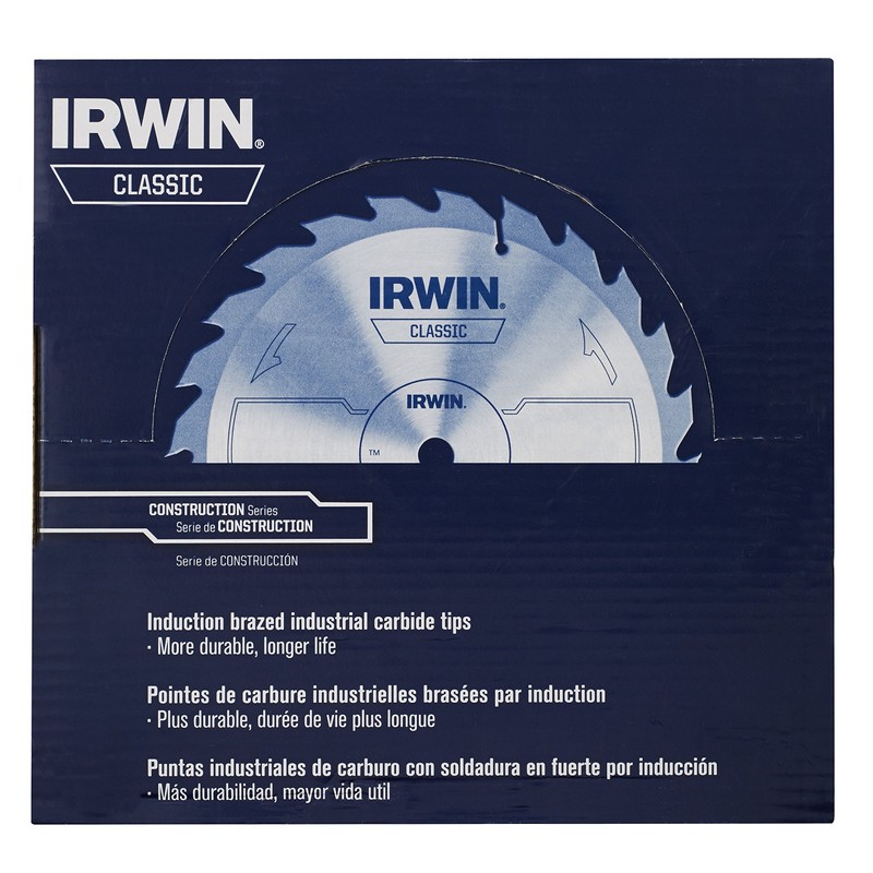 IRWIN Tools Classic Series Steel Corded Circular Saw Blade, 7