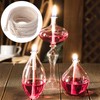 Pndeyo 65.6 Ft 1/8''(4mm) Oil Lamp Wicks, Round Cotton Lamp