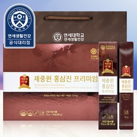 Yonsei Life & Health Jejungwon Red Ginseng Premium Jinoseside 6-year-old red ginseng stick efficacy essence / 연세 생활건강 제중원 홍삼진 프리미엄 진노세사이드 6년근 홍삼 스틱 효능 진액