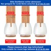Premium Chair Leg Protectors Set, 8 Pieces, for Round Chair