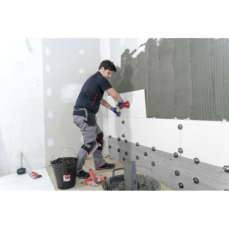 Rubi Tools KIT CYCLONE Tile Leveling System 1/16' 35964, White