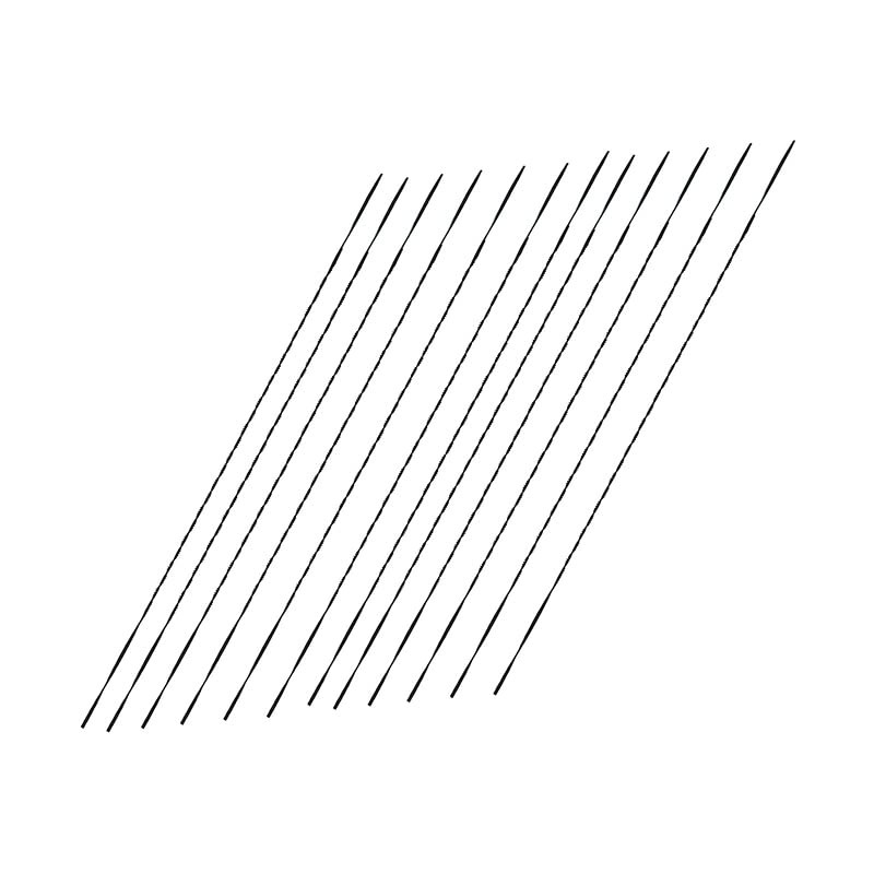 FOXBC Spiral Scroll Saw Blades - Plain End (#4 Fast