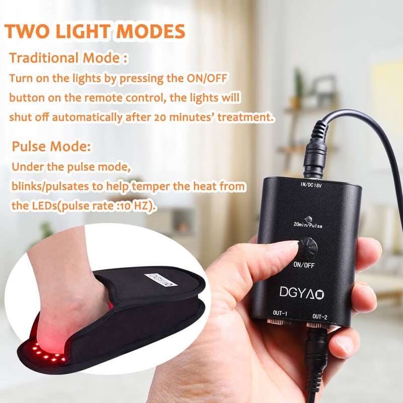 DGYAO Red Light Therapy Foot Red & Infrared Light Therapy