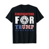 Firefighters For Trump Shirt Funny Firefighter T-Shirt