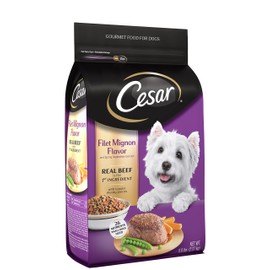 CESAR Filet Mignon Flavor With Spring Vegetables Dry Small Breed Dog Food 5 Pounds