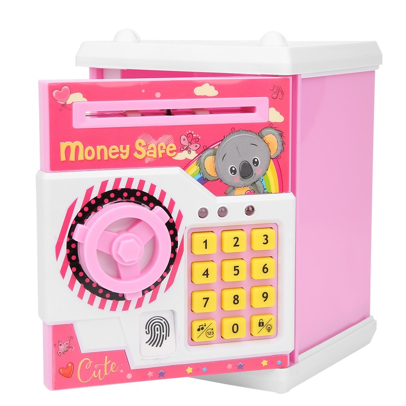 Money Box Cute Cartoon Children Kid Auto Scroll Paper Electronic
