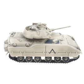 DCD M2 Bradley Infantry Fighting Vehicle Tank 1/72 Scale Diecast Model in Desert Camouflage for United States Army