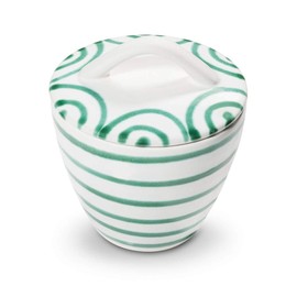 GMUNDNER KERAMIK Manufaktur 0100DZGO09 Grüngeflammt Gourmet Sugar Bowl Diameter 9 cm