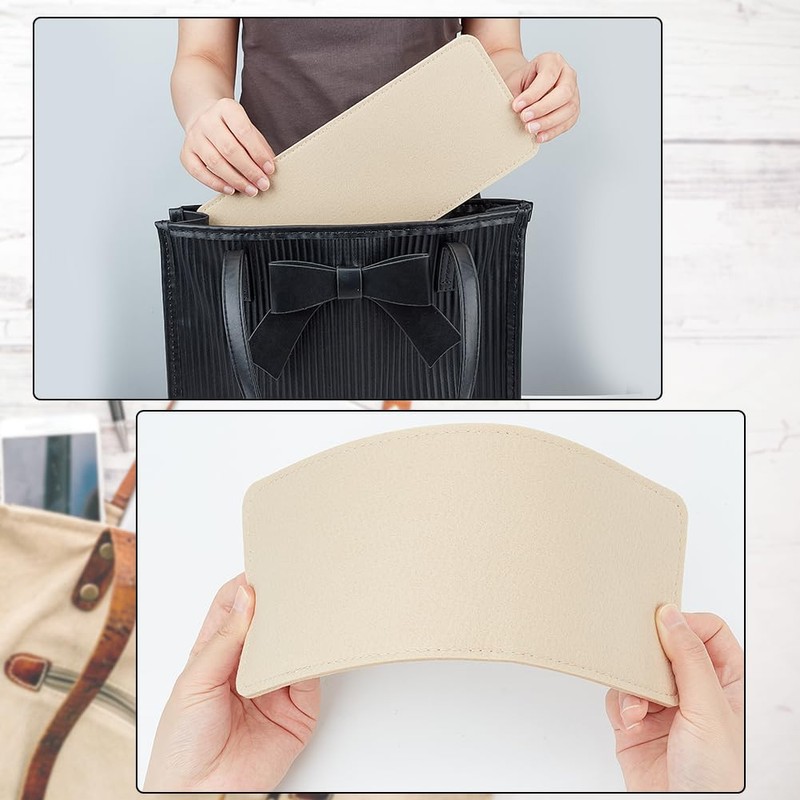 PH PandaHall 6pcs 3 Sizes Felt Bag Shaper, Rectangle Bag