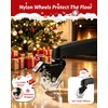 Rolling Christmas Tree Stand Heavy Duty for Up to 7.5