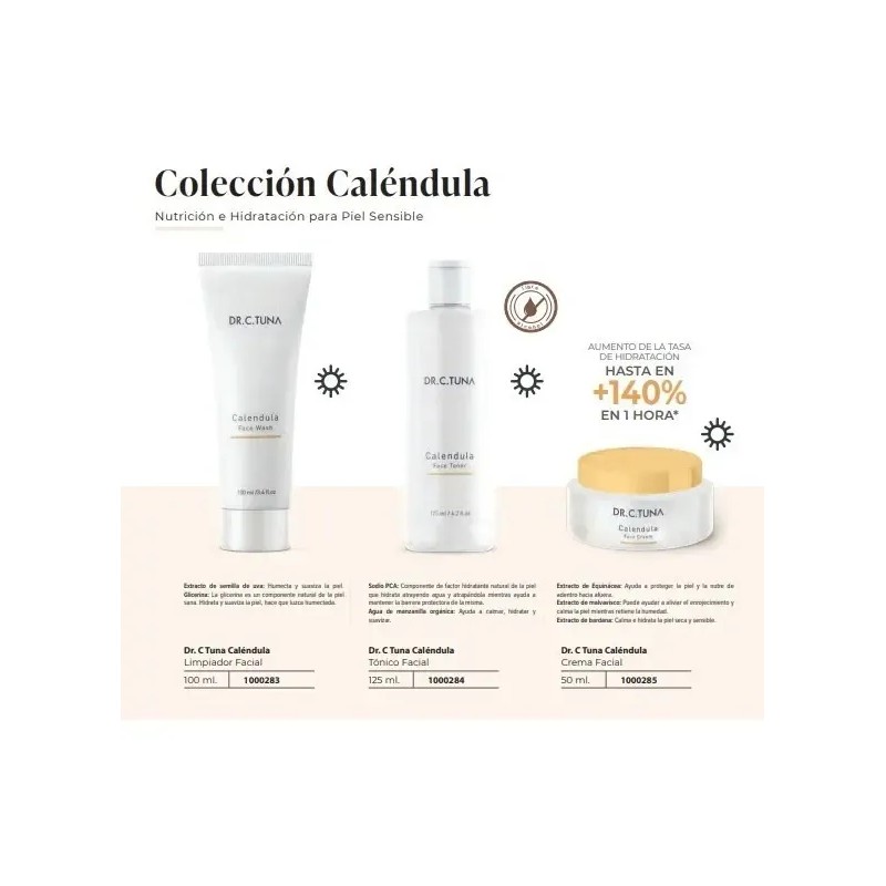 Limpiador Facial De Caléndula Farmasi Piel Seca / Sensible