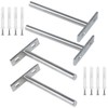 4 Pcs 4Inch Floating Shelf Bracket Heavy Duty Hidden Shelf