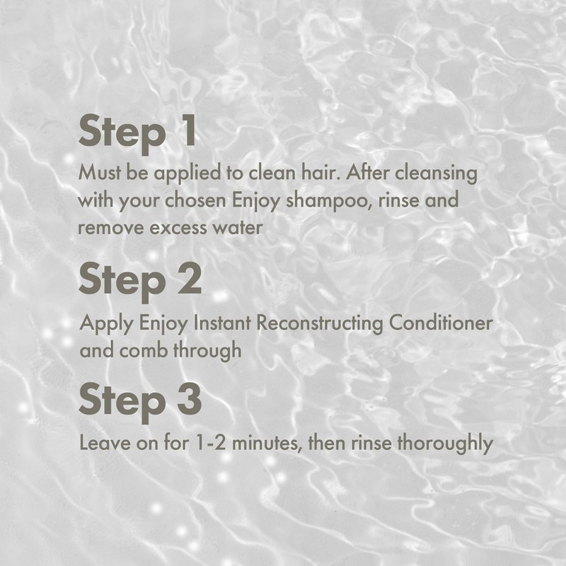 Enjoy Instant Reconstructing Conditioner for Damaged Hair, Lightweight Deep Moisturizing