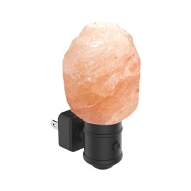 GE Lighting Himalayan Salt Lamp, LED Night Light, Color Changing, Plug-In Fixture (1 Pack)