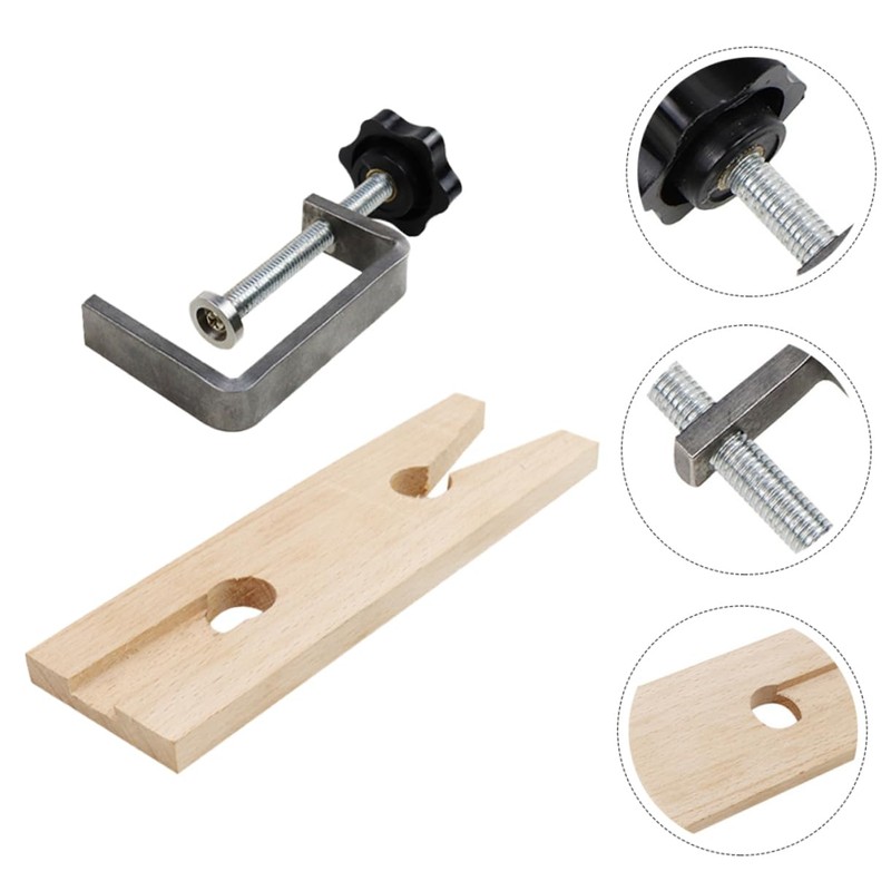 WOONEKY 1 Set Fence Clamps Woodworking Clips Tool Kit for