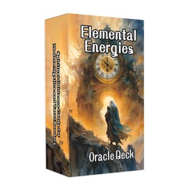 ZHQGYN Elemental Energy Oracle Cards: Harness The Power of Nature for Spiritual Guidance, Oracle Tarot Cards Readings for Beginners, clearing Life and karmic influences